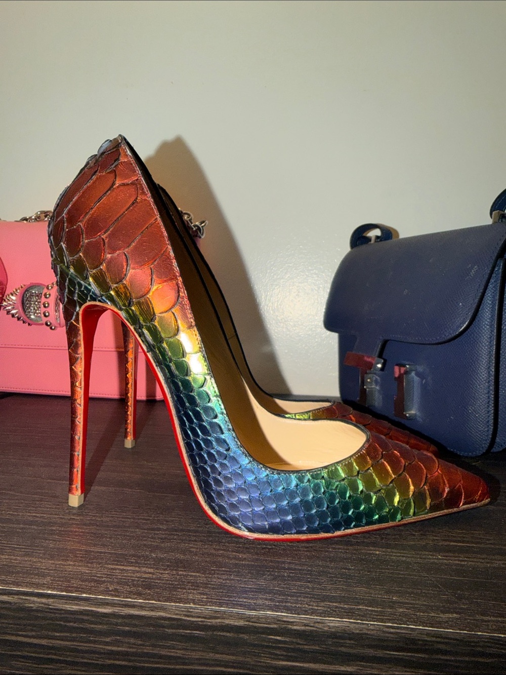 Louboutin Rainbow 🌈 Python So Kate - Picture 3 of 11